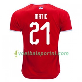 Serbia Matic 21 Thuis Shirt WK voetbal 2018